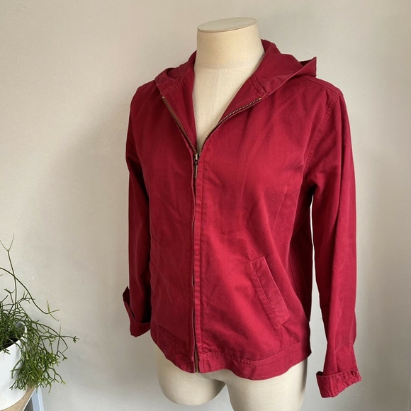 CORFU Jeans 10 12 Red Jacket Vintage Corfu Basics - Picture 5 of 12